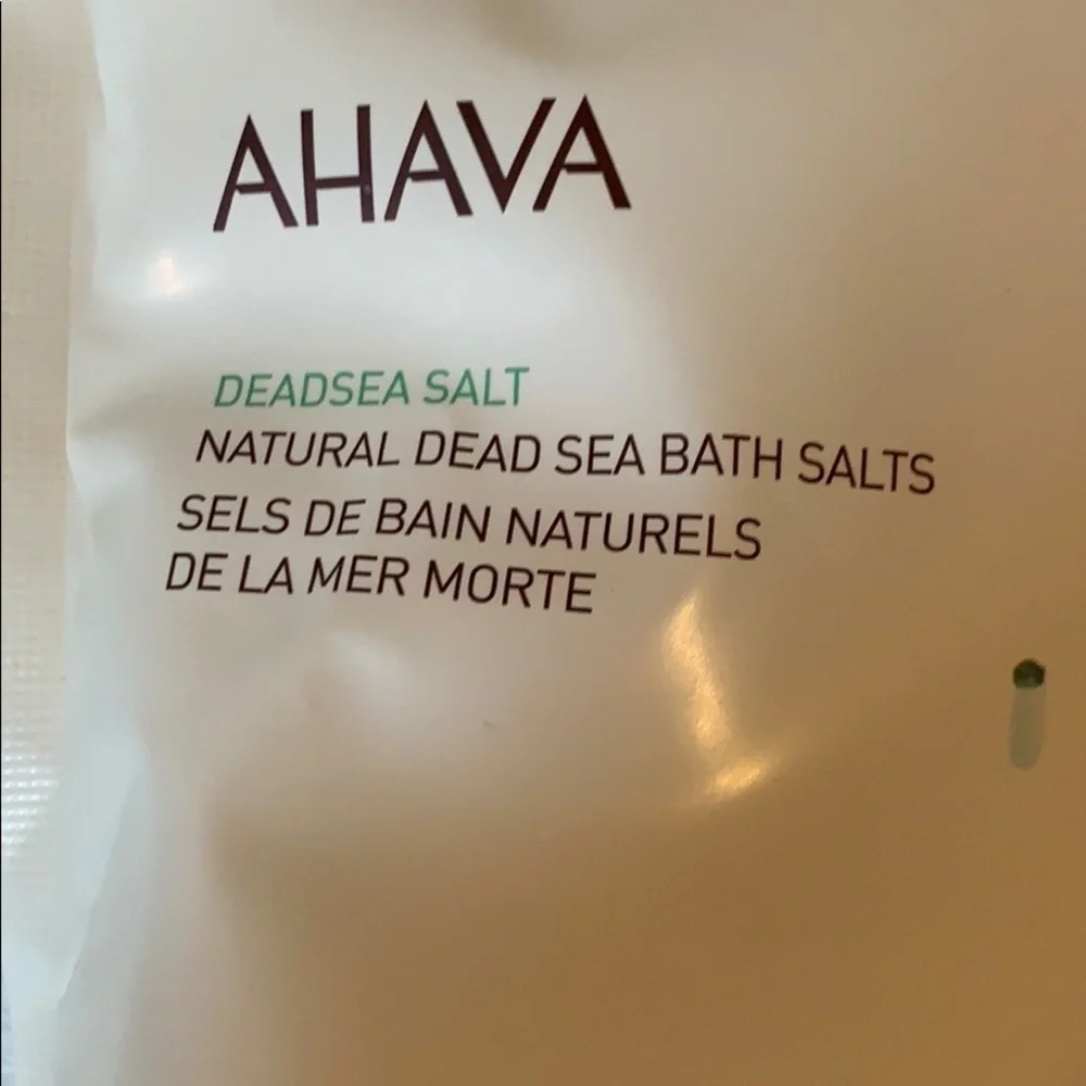 Ahava Deadsea Bath Salts New in sealed package
